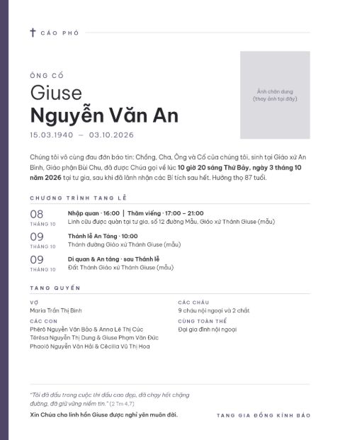 Mẫu 3 – Hiện đại
